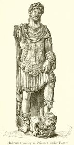 Hadrien piétinant un prisonnier - English School