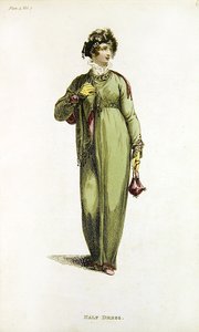 Demi-robe, planche de mode de Ackermann
