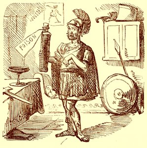 Hannibal fait le discours habituel avant de se tuer, illustration de L