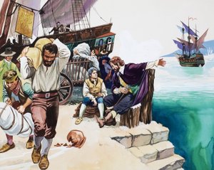 Scène de port