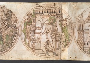 Rondel de St Guthlac (étiqueté 