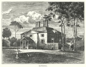 Hawkhill (gravure) - English School