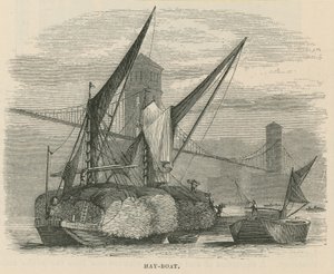 Bateau de foin sur la Tamise - English School