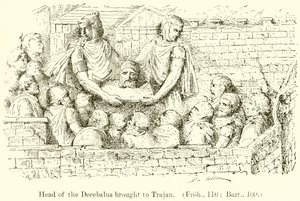 Tête de Décébale apportée à Trajan - English School
