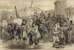 Fortes pluies à Constantinople