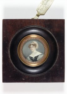 Henrietta Scott, marquise de Titchfield, plus tard duchesse de Portland (émail) - English School