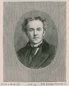 Henry Arthur Jones, dramaturge, âgé de 19 ans