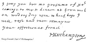 Henry Howard, comte de Northampton - English School