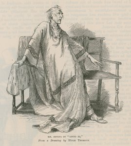 Henry Irving, acteur, en Louis XI - English School