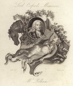 Henry Pelham, homme politique whig britannique et Premier ministre (gravure)