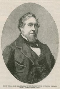 Henry Thomas Hope, président de la compagnie de navigation à vapeur Eastern - English School