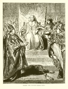Henri IV couronné roi - English School