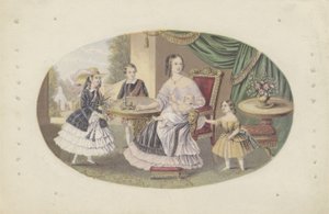 Sa Majesté la reine Victoria et sa famille, vers 1851