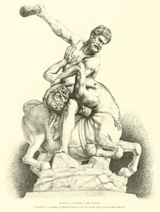 Hercule terrassant le centaure - English School