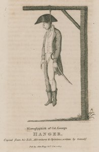 Hiéroglyphe du colonel George Hanger