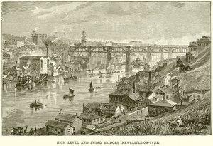 Ponts à niveau élevé et ponts tournants, Newcastle-on-Tyne - English School