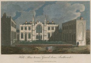 Les maisons de charité de Hill sur Gravel Lane - English School
