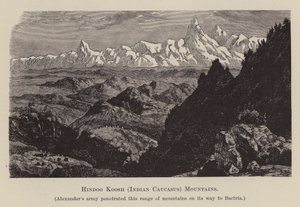 Hindou Kouch, Caucase Indien, Montagnes