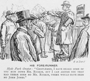 Son précurseur, illustration de The King, 25 mai 1901