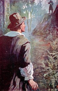 "Son arme était pointée sur moi" (lithographie couleur) - English School