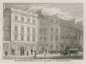 Holborn Bars, au sommet de Holborn Hill - English School