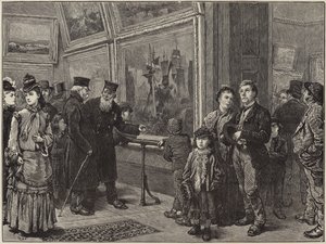 Gens en vacances à la National Gallery