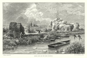 Holm Lode, dans le pays des Fens (gravure)