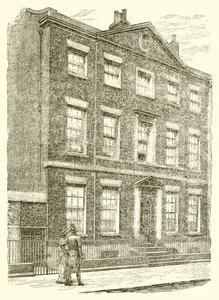 Maison à Rodney Street, Liverpool, où est né M. Gladstone