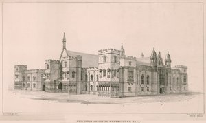 Chambres du Parlement : Bâtiments adjacents à Westminster Hall - English School