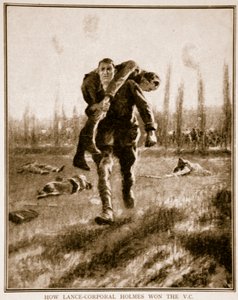 Comment le caporal Holmes a remporté la V.C., 1914-19 - English School