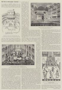 Comment les anciens acteurs habillaient "Shakspere" (gravure) - English School