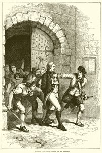 Huddy conduit de la prison pour être pendu - English School