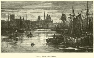 Hull, depuis les docks