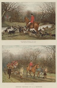 Croquis de chasse (chromolithographie) - English School