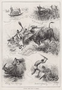 Chasse en bateau en Birmanie - English School