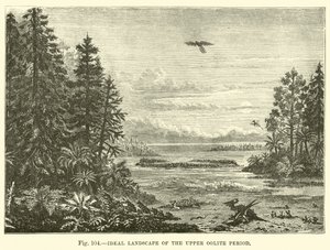 Paysage idéal de la période Oolitique supérieure - English School