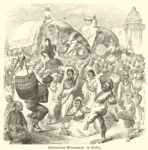 Procession idolâtre en Inde - English School