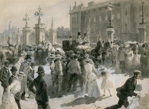 Maladie du roi Édouard VII, les médecins quittent le palais, juin 1902