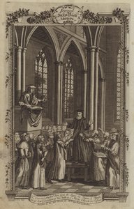 Illustration pour le Livre des martyrs de Fox - English School