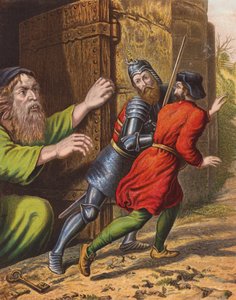 Illustration pour Le Voyage du pèlerin de John Bunyan - English School