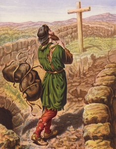 Illustration pour Le Voyage du pèlerin de John Bunyan - English School