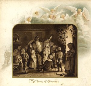 Illustration pour La Venue du Père Noël - English School