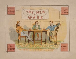 Illustration pour The Men of Ware, vers 1880 (lithographie couleur) - English School