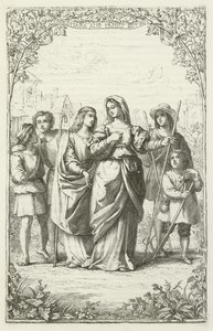 Illustration pour Le Voyage du Pèlerin de John Bunyan - English School