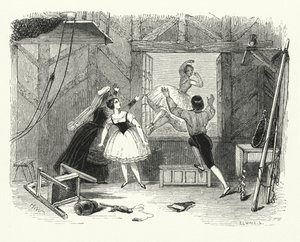 Illustration pour le ballet, Ondine ou La Naïade (gravure) - English School