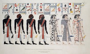 Illustration des Tombes des Rois à Thèbes, découvertes par G. Belzoni, gravure publiée en 1820