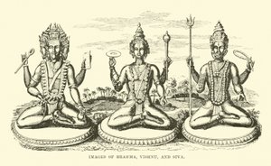 Images de Brahma, Vishnu et Shiva