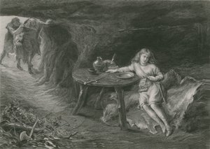 Imogène dans la Grotte, Cymbeline - English School