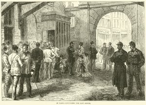 À Paris, discutant de la dernière sortie, décembre 1870 - English School