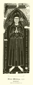 Dalle incisée (gravure)